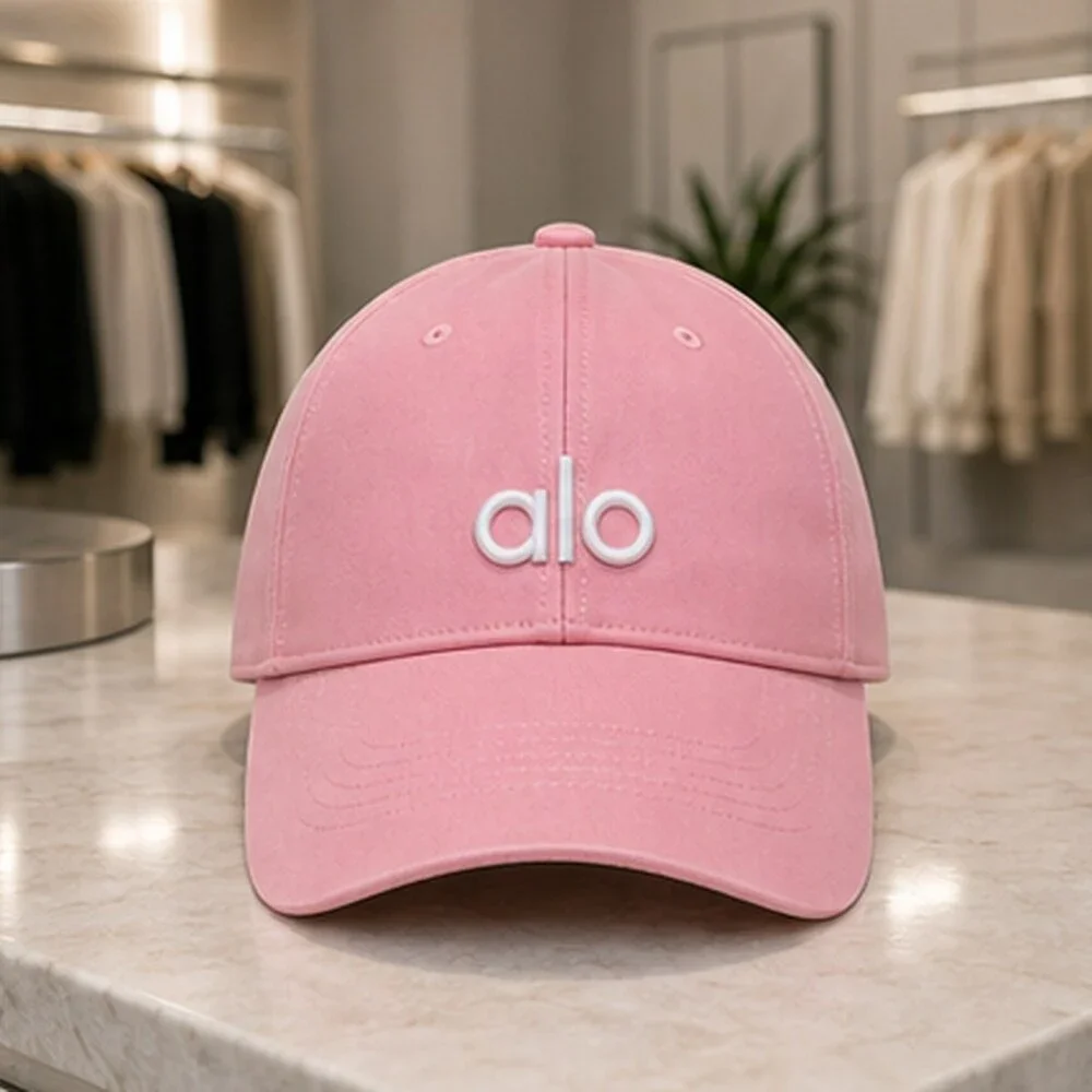ALO Yoga Pink Summer Baseball Cap Hat Sporty